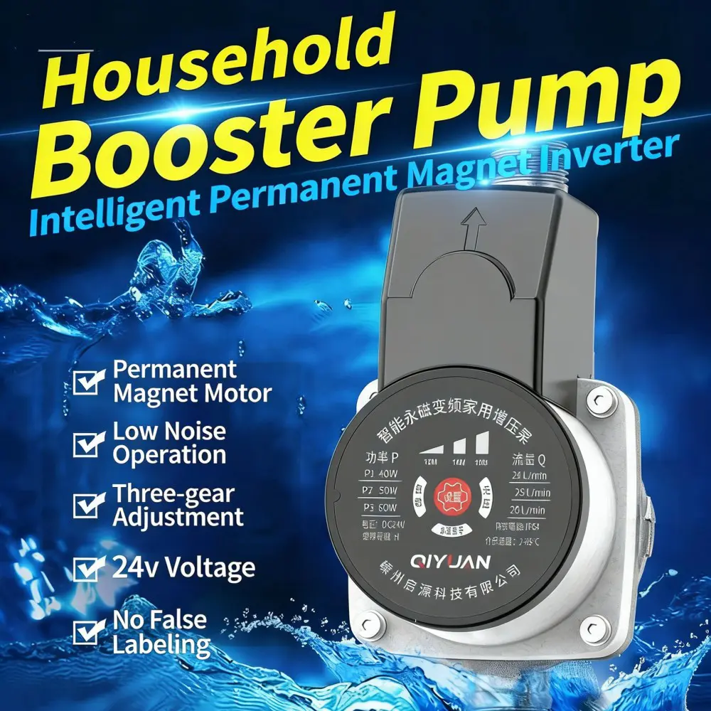 Intelligent Permanent Magnet Variable Frequency Silent Booster Pump